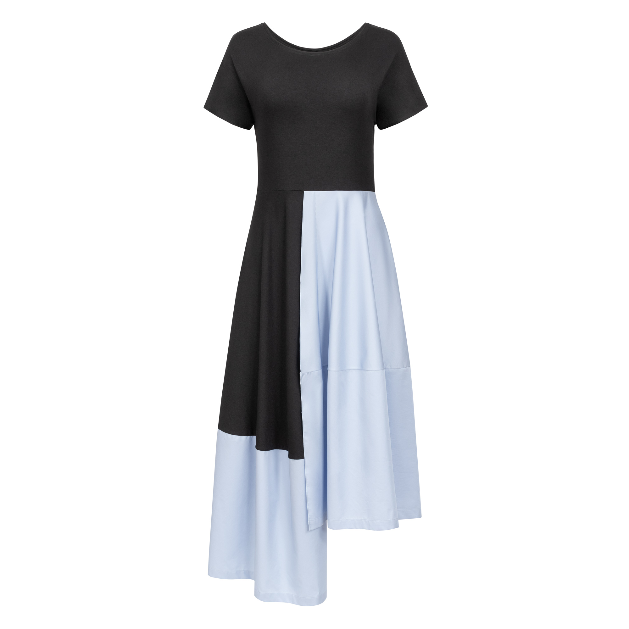 FERT Dress by XD XENIA DESIGN – contemporary designer dress with asymmetric length and pocket for modern styling.