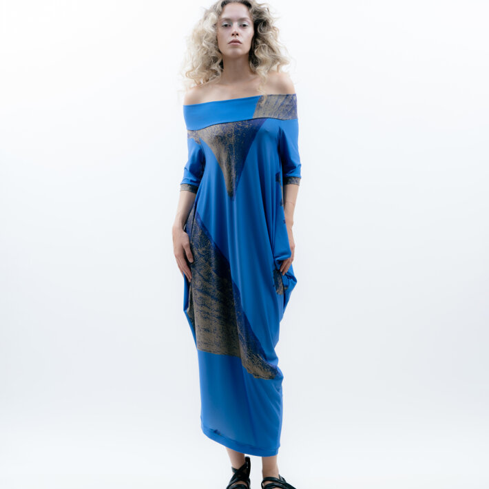 ☆WEEKEND☆直営店買付☆お洒落Printed Poplin Dress/ANZIO Weekend Max Mara Anzio printed cotton dress | H-Brands